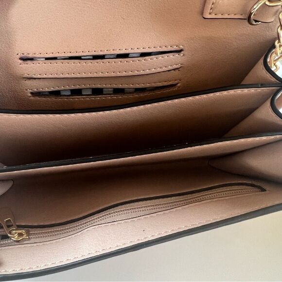 Urban Expressions Elodie Beige Crossbody Mini Bag Purse - Picture 11 of 15